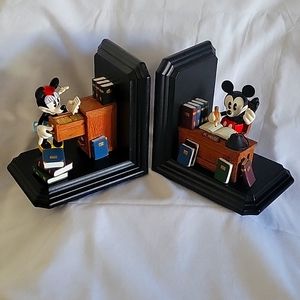 Disney Mickey and Minnie Bookends